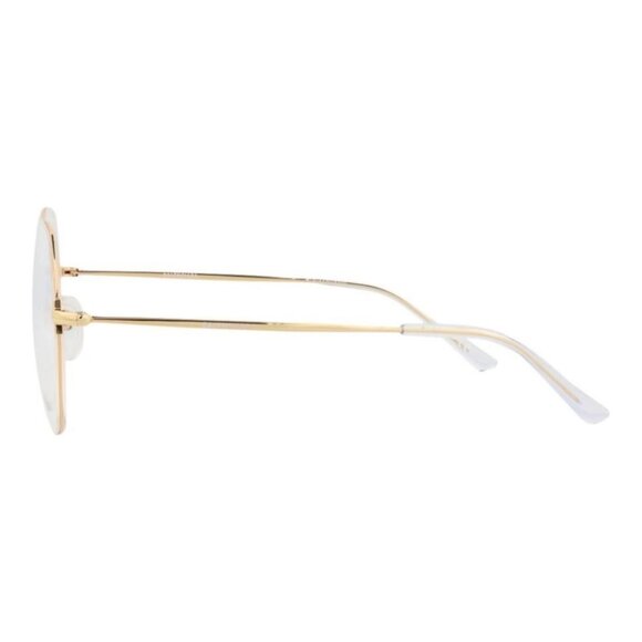 Balenciaga Unisex Round/Oval Gold Gold Transparent Fashion Designer Eyewear - Picture 3 of 4